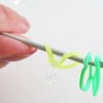 Crochet elastic band bracelet 
